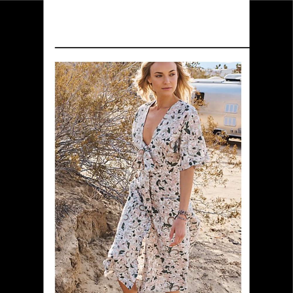 SERENE DRESS IN GARDEN OF EDEN PRINT